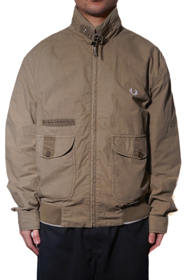 FRED PERRY Chin Strap Blouson - Khaki