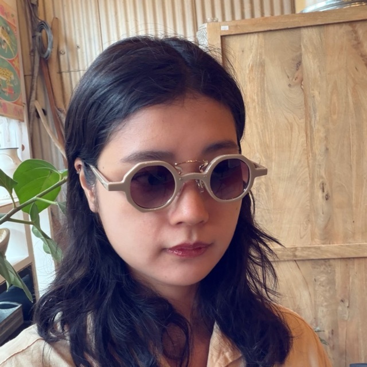 TOPANGA  accessory Vintage-style round sunglasses 3Color　ヴィンテージスタイルラウンドサングラス　サングラス　レトロ　ラウンドサングラス　Round　Sunglasses