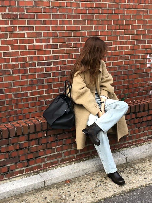 (予約) verveine / Lea alpaca handmade coat 2color