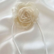 Organza Rose Choker F0319