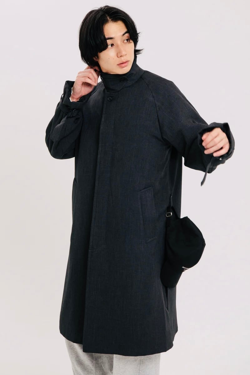 ホノソウ☆美品レア☆MEGMIURA PIn tuck Mods coat MEGMIURA｜MEGMIURA WARDROBE/(U)Pin tuck Nylon Short Mods coat