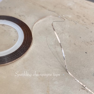 Sparkling champagne tape