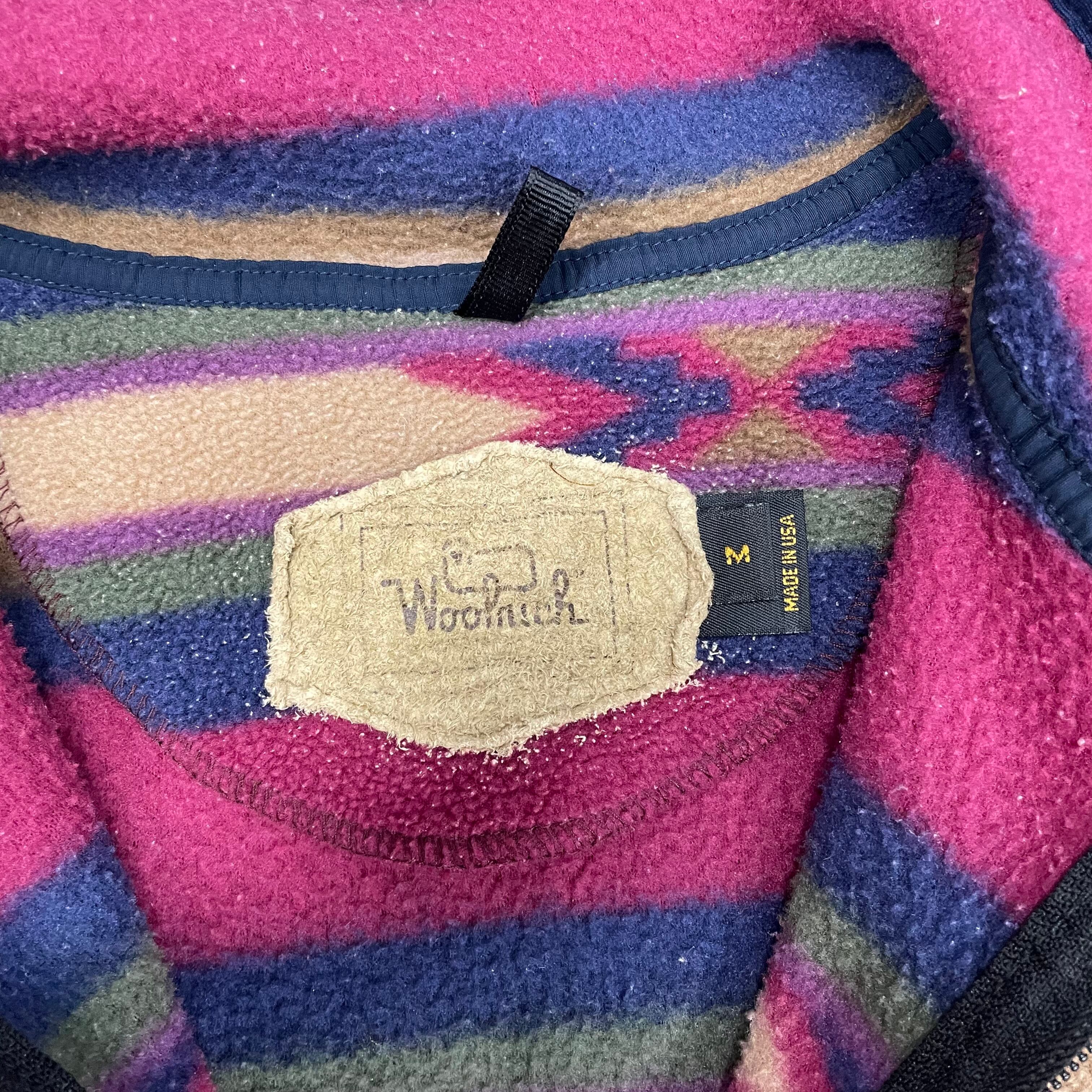 90s Wool rich フリース ウールリッチ USA製 | used&vintage aoakua 90s Wool rich フリース ウールリッチ USA製 | used&vintage aoakua