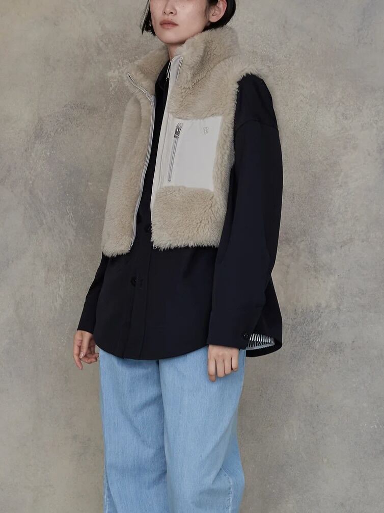 TICCA / ウールファーベスト | anouk