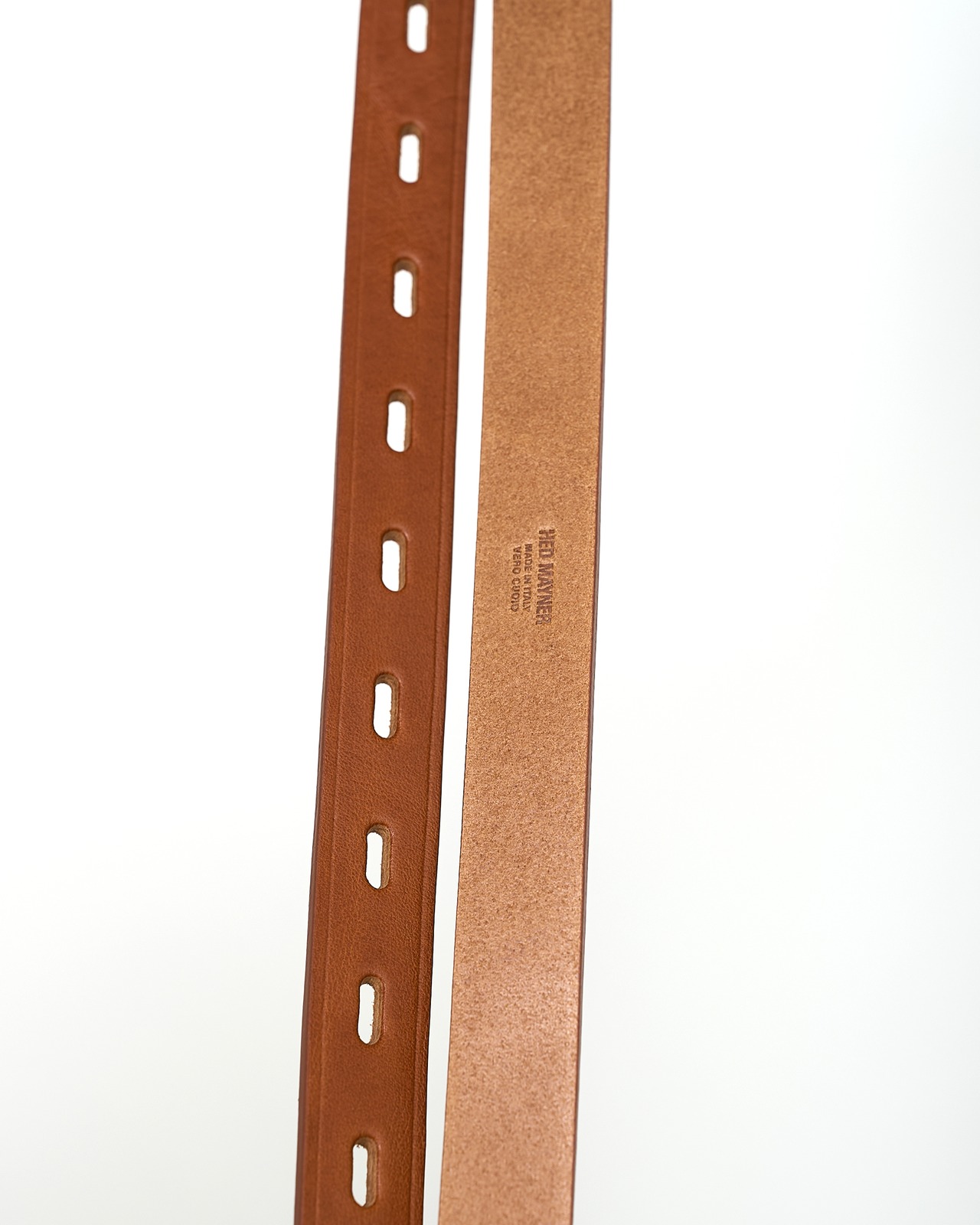 HED MAYNER "VERY LONG BELT CAMEL BROWN"