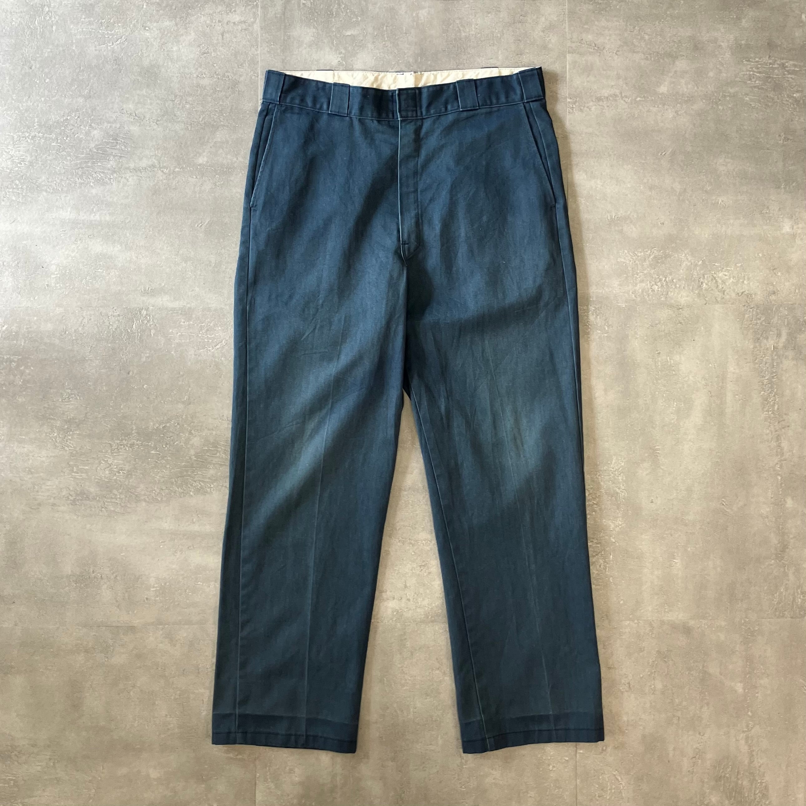《実寸w35l30》Dickies 90s usa製 ワークパンツ No.2398