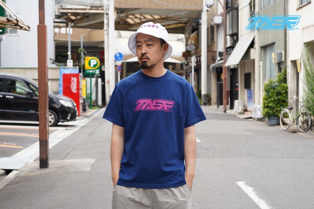 TASF  /  ロゴTee  /  Indigo × Purple