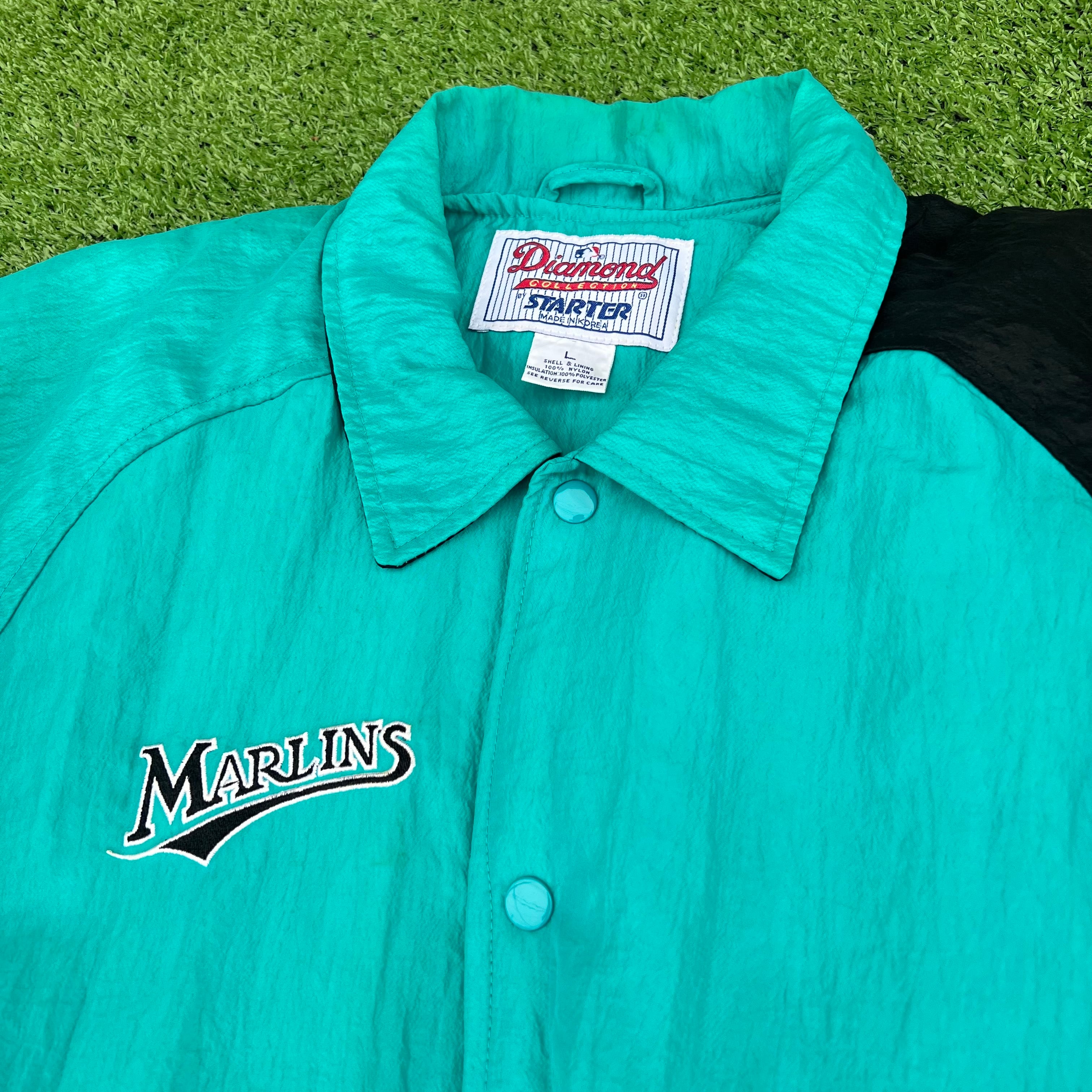 MLB 90s フロリダ・マーリンズ 切り替え スタジャン | 古着屋サト