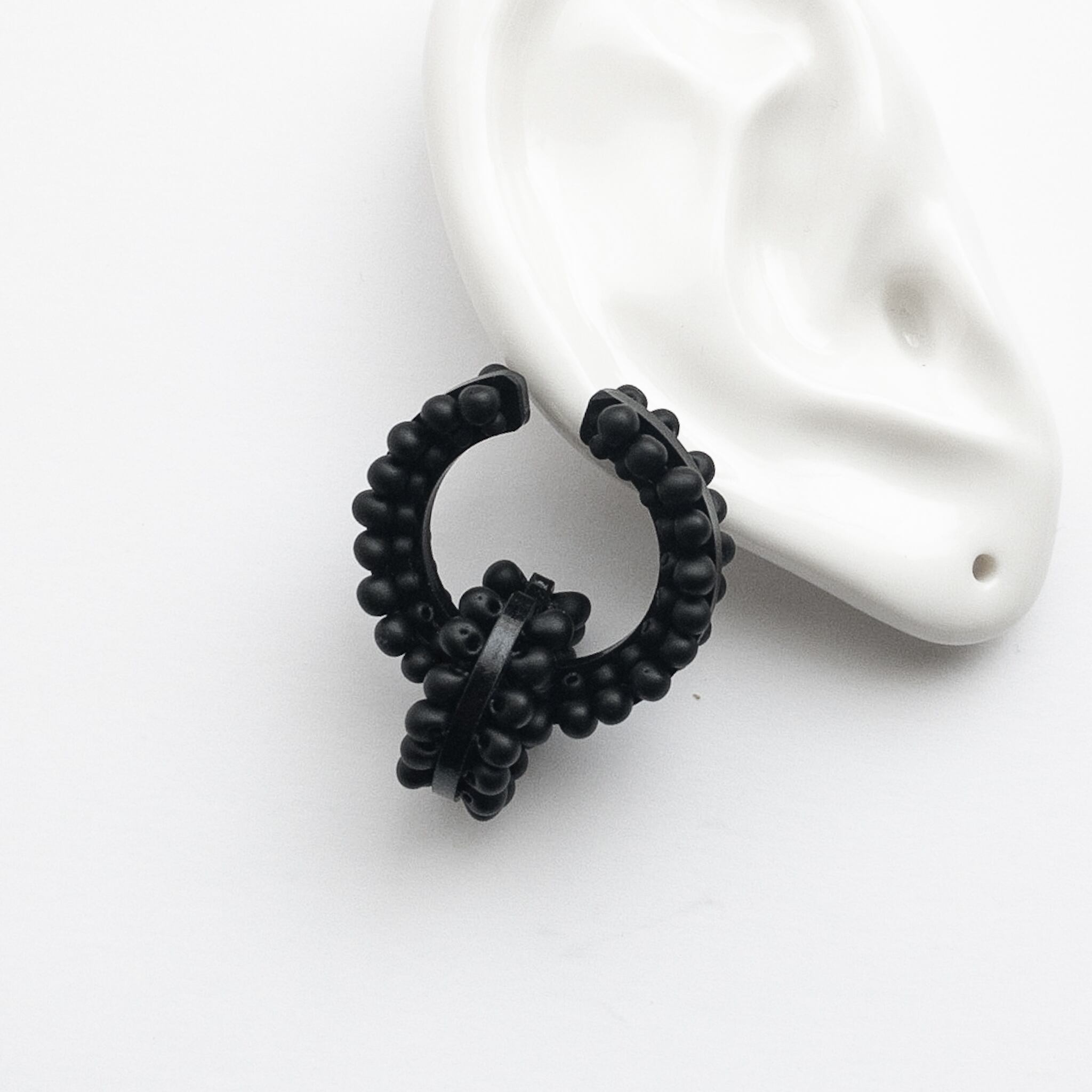 PUZZLE RING ear cuff small [009]