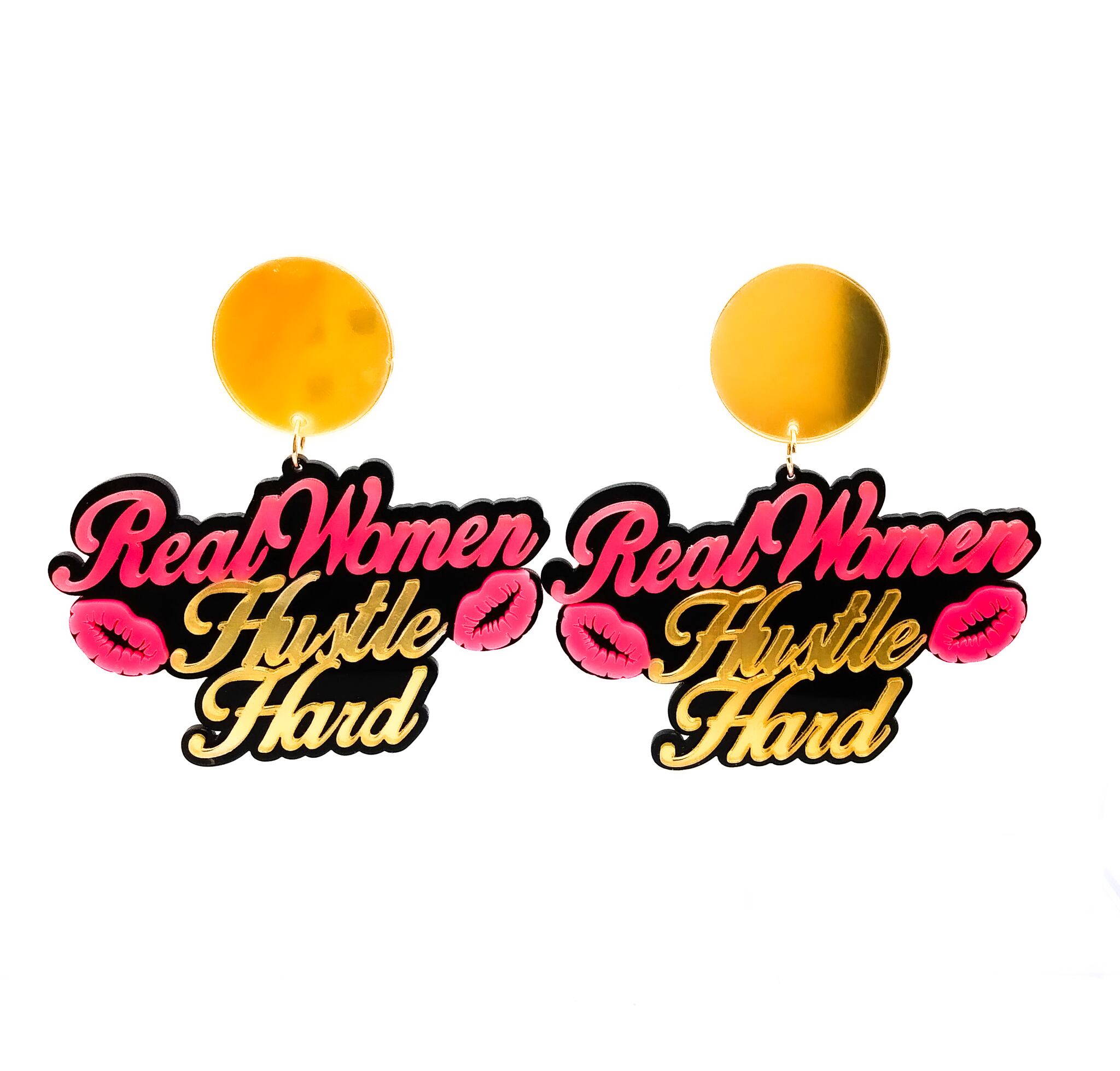 パワフルピアス BIG ハッスル 大振り 大きい 大ふり ピアス イヤリング 唇 クラブ イベント 衣装 ダンス 派手 個性派