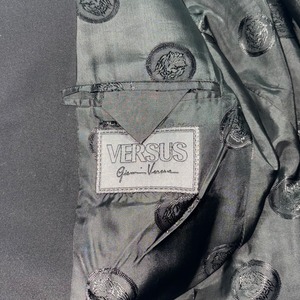 vintage VERSUS eyelet design tailored jacket