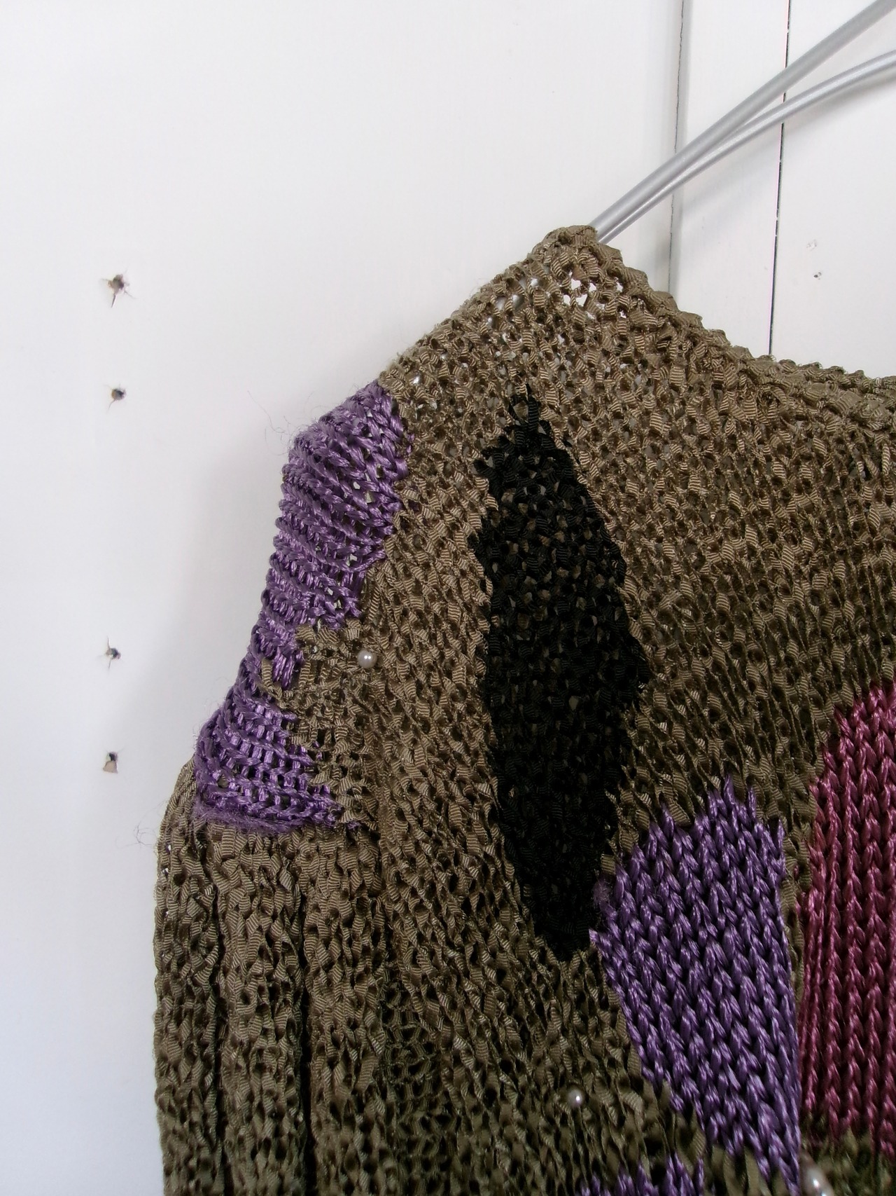 Autumn knit top | デザインニット