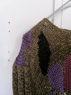 Autumn knit top | デザインニット