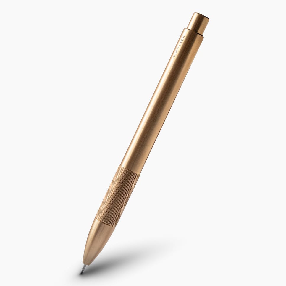 WINGBACK/ウィングバック】ペンシル Mechanical Pencil 0.5mm (ブラス) 590Co.