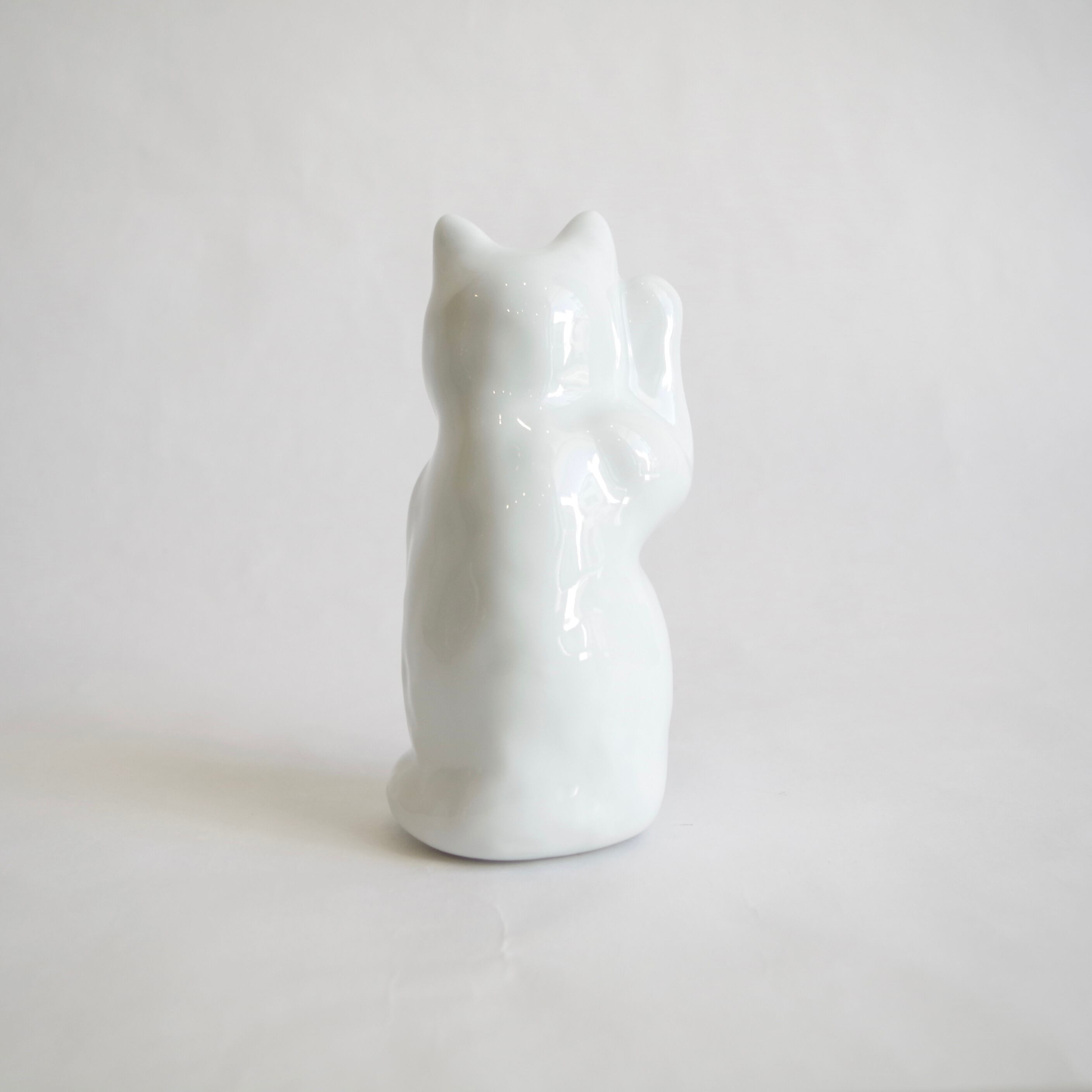 【LOEFF】招き猫【ホワイト】 井上祐希 for LOEFF MANEKI NEKO 白磁 | 1F Store