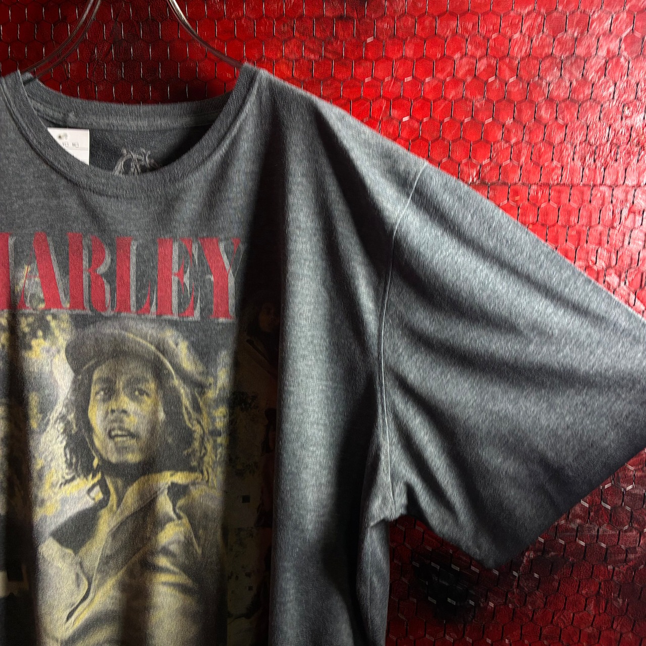 Bob Marley グラフィックTシャツ　グレー　オーバーサイズ　ボブマーリー