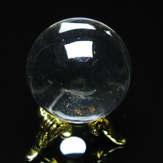 水晶 丸玉 23mm 一点物 おまかせ便 141-7673