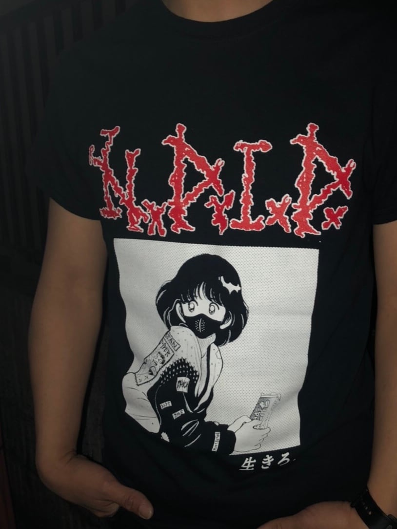 XXLサイズ：Napalm Death Is Dead 『生きろ』ホワイト (shirt) | 死体