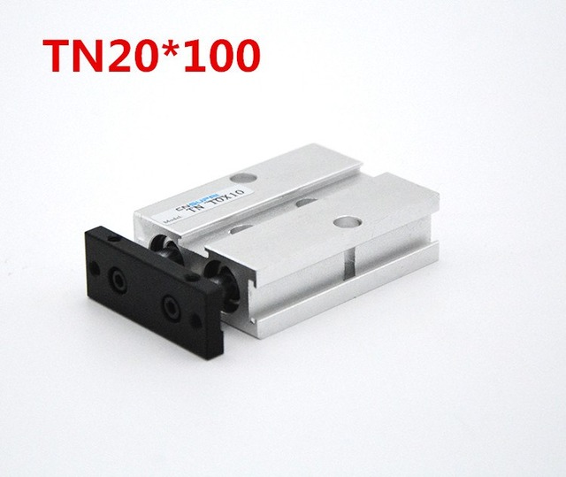 TN20 * 100送料無料20ミリメートルボア100ミリメートルストロークコンパクトエアシリンダTN20X100-Sデュアルアクションエア空気圧シリンダ