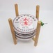 ケヤキ製シンプル茶葉展示棚