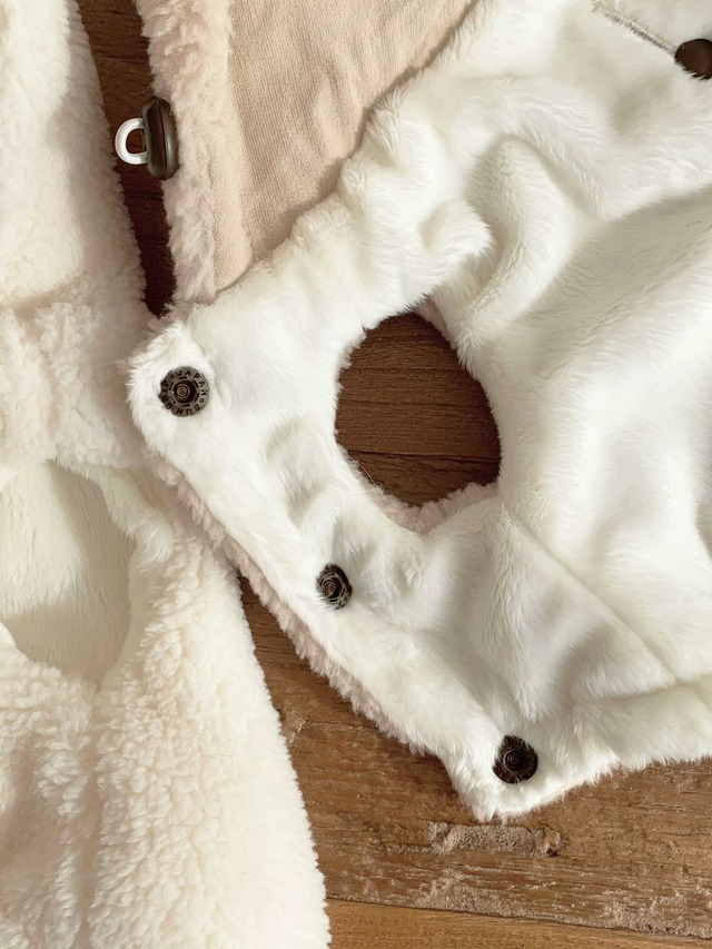 【送料無料】お散歩からお出掛けまで親子ペアコーデ(愛犬用CREAM)