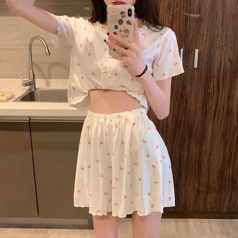 レディースサマーフローラル 大人ガーリー スウィート キュート カジュアル 夏物 花柄 シルク 萌量不足97717805573