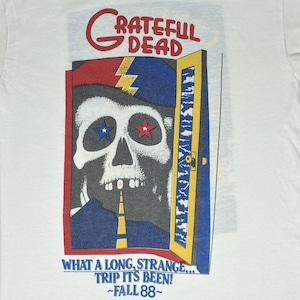 GRATEFUL DEAD 'WHAT A LONG STRANGE TRIP 80s' HANDTEX XL 273