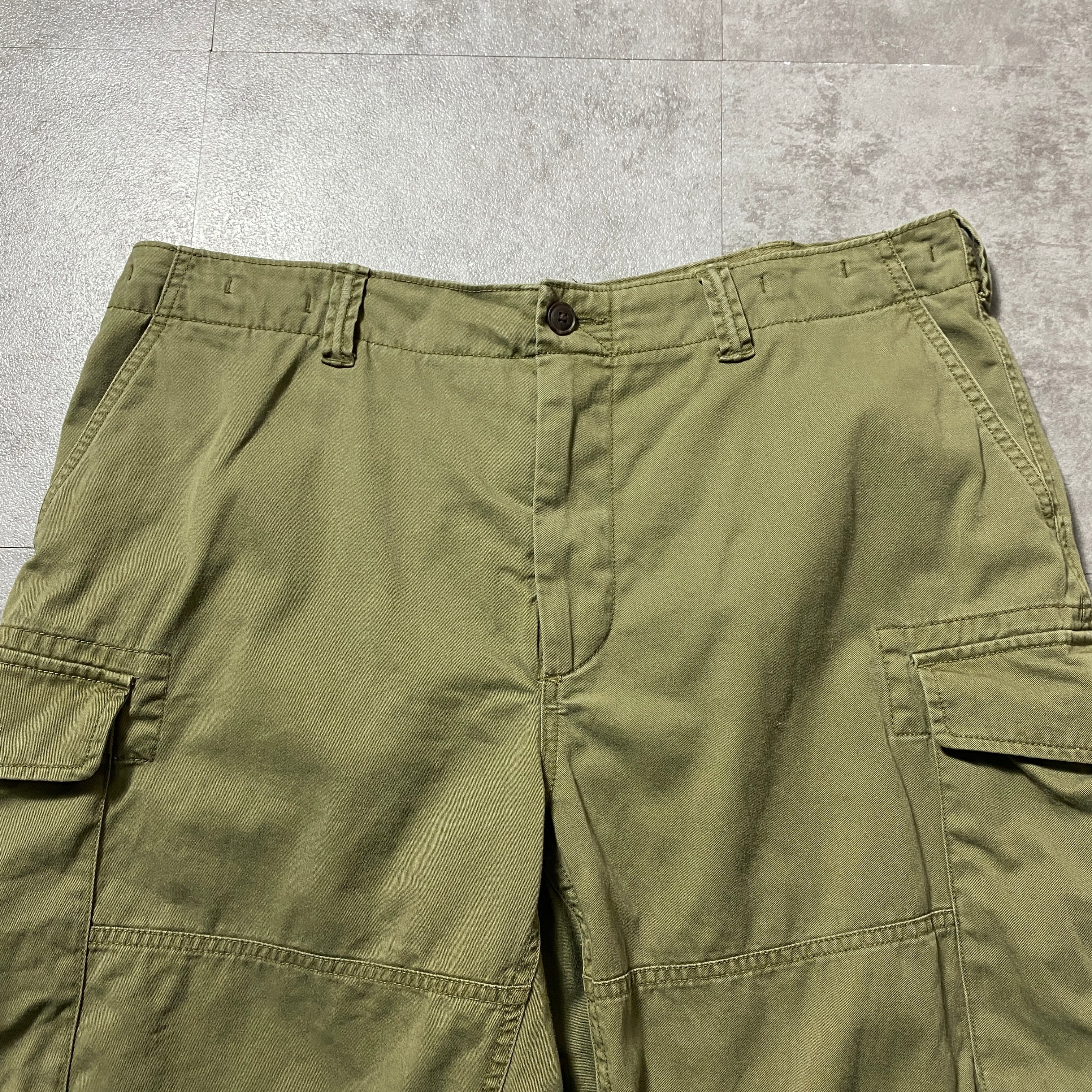 ポロラルフローレン　刺繍ロゴポニー　ジッパーフライ　カーゴショーツ　ハーフパンツ Polo Ralph Lauren ポロラルフローレン 刺繍ロゴ ポニー ジッパー