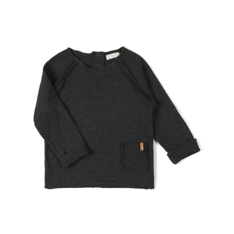 nixnut / Pocket Shirt / Antracite / 92・98・104・110・116・122・128