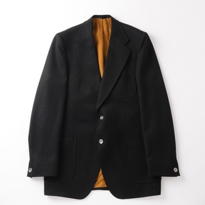 【極美品】70s special Black blazer Jacket about size39 made in Germany mint condition／ 70年代 ヴィンテージ ブラック ブレザー ジャケット 実寸サイズ39  実寸M ドイツ製 ミントコンディション