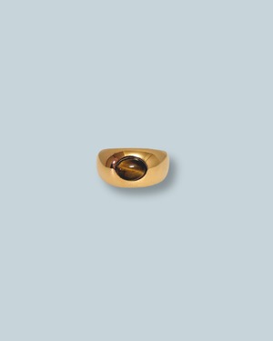 ellen ring -gold/tiger eye-