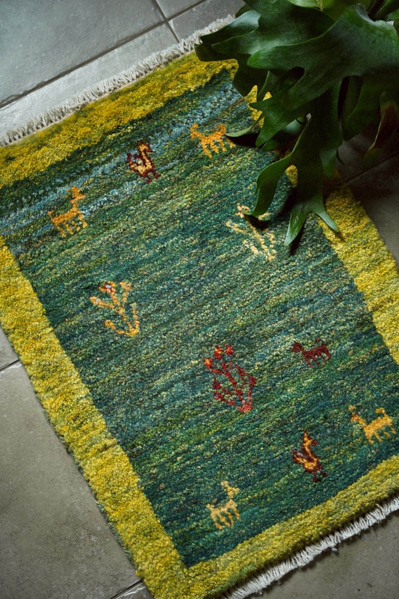 1743-Vintage Qashqai Gabbeh