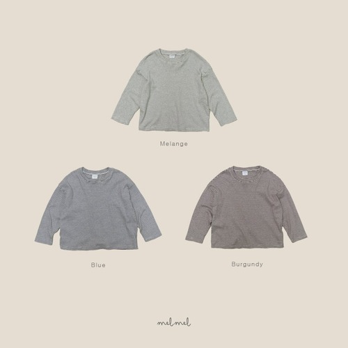melmel［取寄］stripe tee 25winter