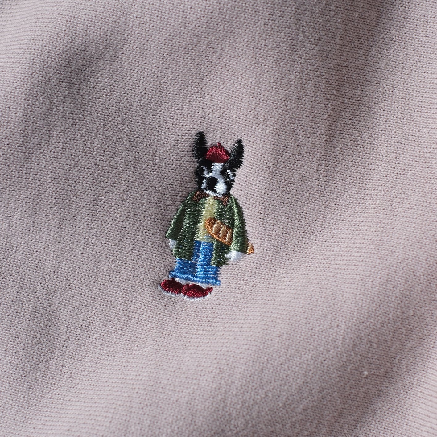 オリジナル　刺しゅう SUPER HAKKA｜ブルームインデックス刺繍長袖カットソー