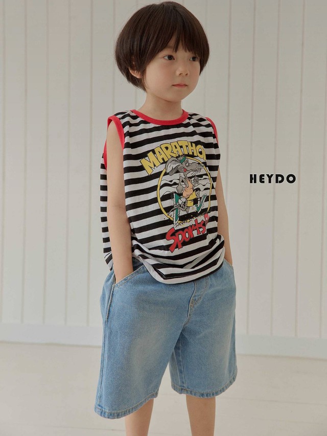 《送料無料》マラソンノースリーブT：kids【HEYDO】※お取り寄せ