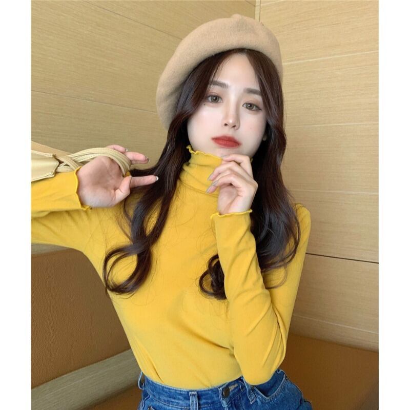 Tシャツ シャツ カラースプリングホワイトトップス ロング 春物 YY-ファッション25581644500