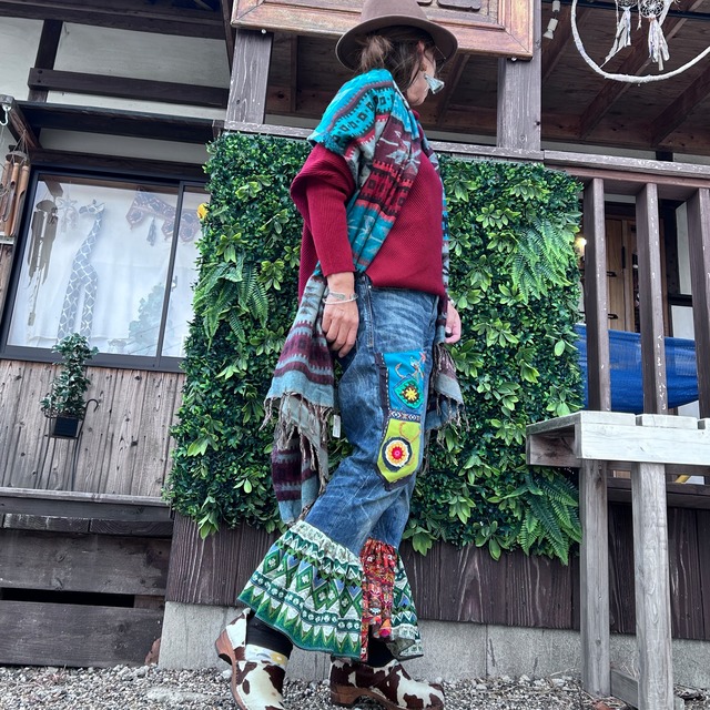 リメイクヒッピーパンツ