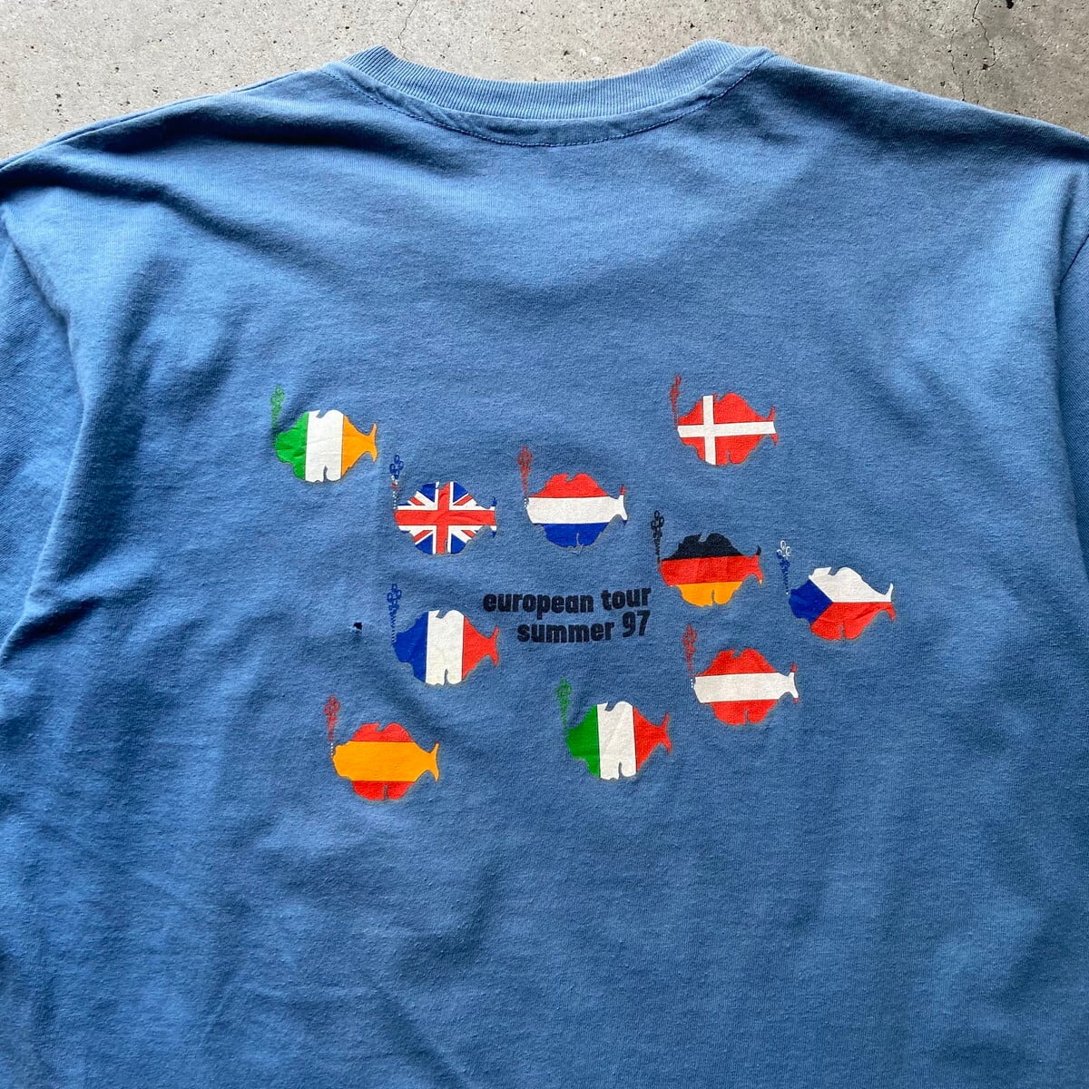 90年代 PHISH フィッシュ 1997年 ヨーロッパ ツアーTシャツ メンズL