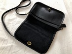 AMERICA 1990’s OLD COACH “Black Leather” ２WAY bag