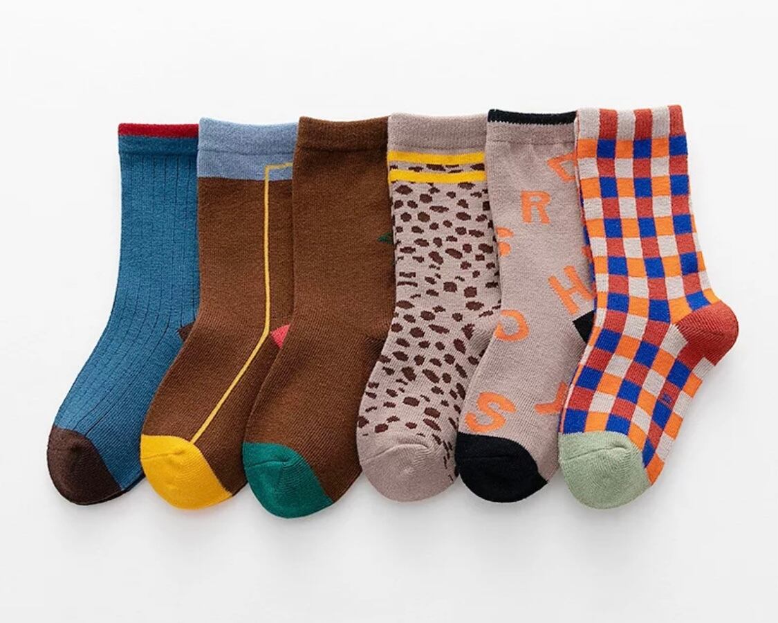 3組セット / 子供用くつ下 / 女の子 / 男の子 / 〜8才( A・B )