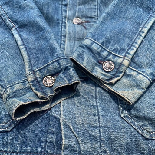 70's BRITCHES ブランケットライナーデニムカバーオール ワッペン