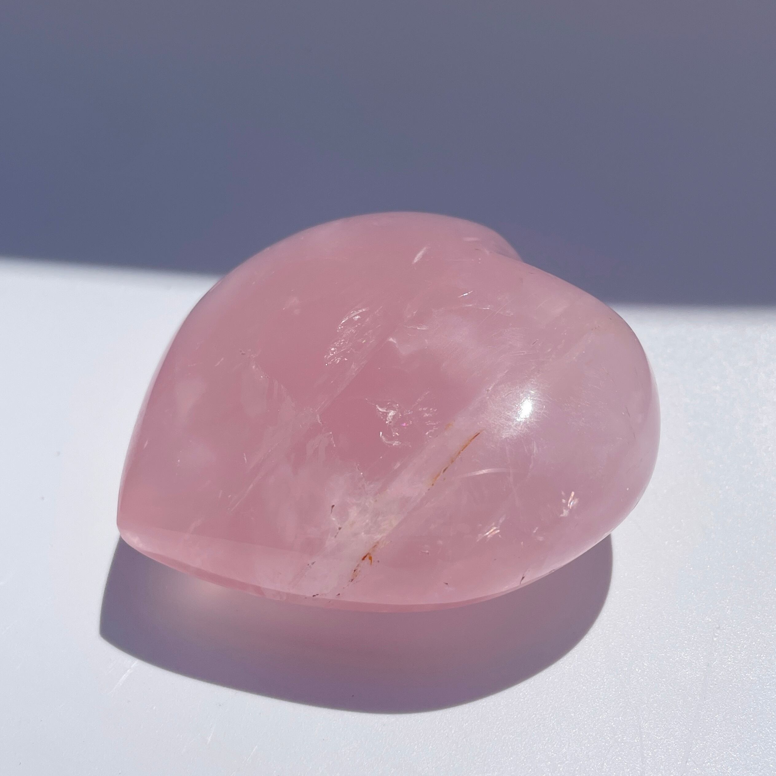 マダガスカル産ローズクォーツ ハート型85◇ Rose Quartz ◇天然石