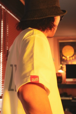 b"LA"zz MAX HEAVY 9oz POCKET WIDE TEE [WHITE]