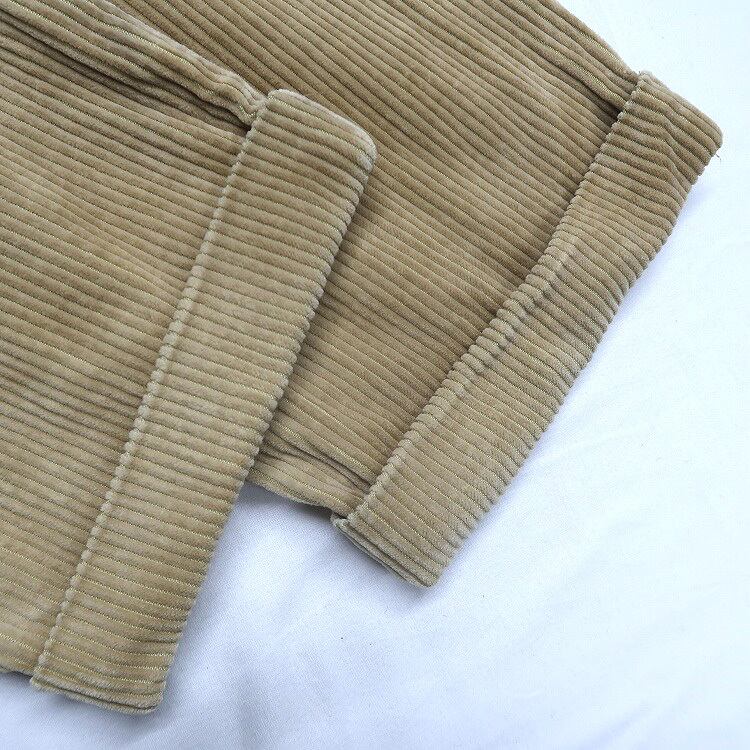 古着 GAP ギャップ ツータック 太畝 コーデュロイパンツ ブラウン系