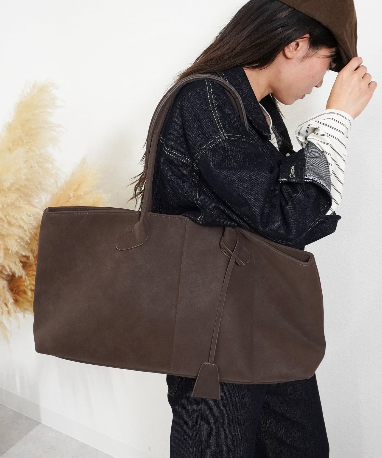 スウェードトートバッグ 5281080(1027)