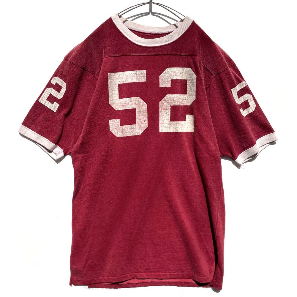 【第三弾】1960s Hanes football T-shirt HANESPORT] Vintage Football Numbering Game Shirt [1960s-] Vintage