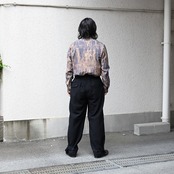 Nonnotte(ノノット)Minimum Smoking Jacketと山内(ヤマウチ)ツナギパンツコーディネート