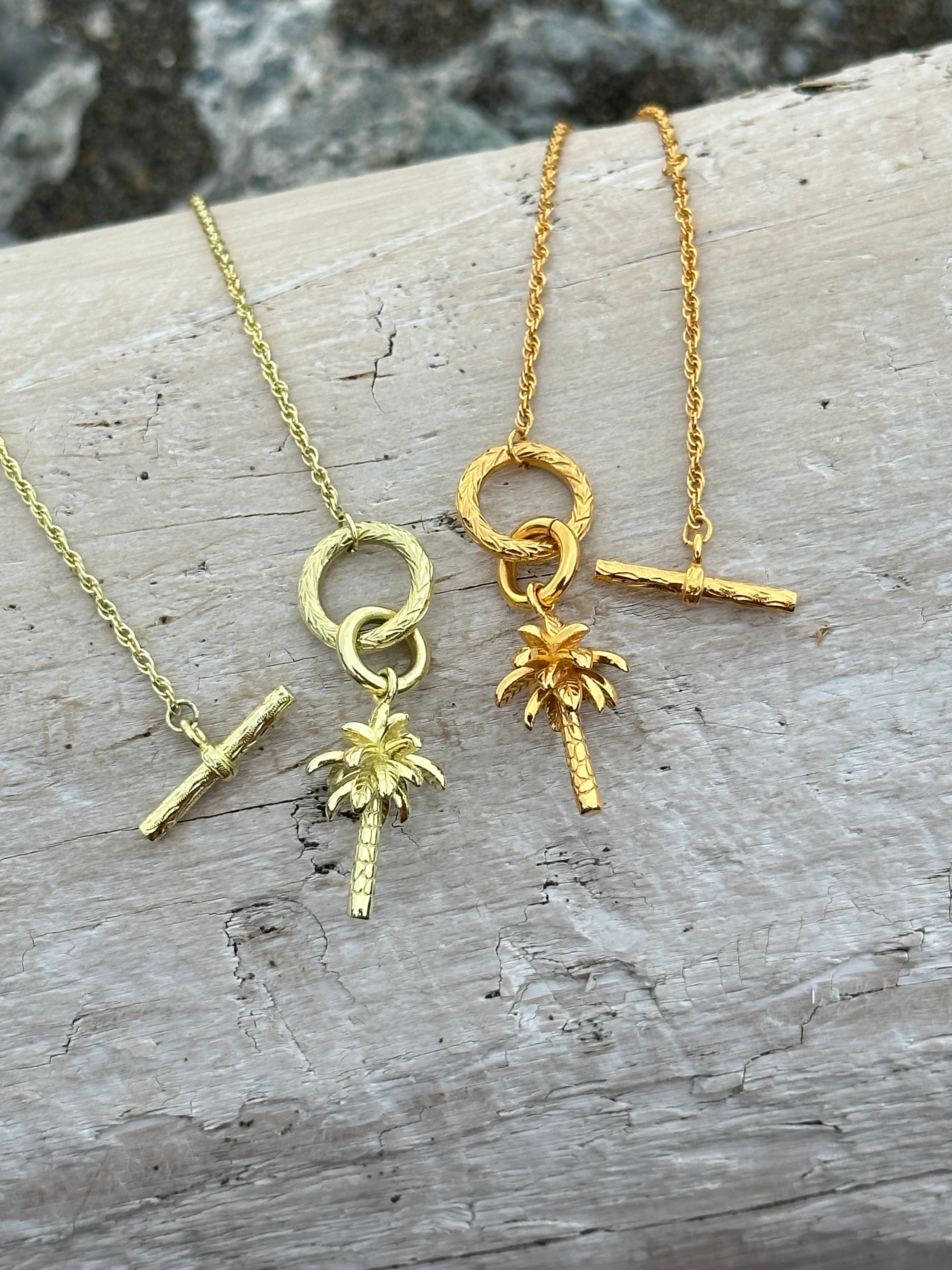 LIFE is anniversary jewelry yashi （ゴールド、グリーンゴールド、ピンクゴールド） ¥12,000（¥13,200）