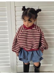 カラー / COLOR / クララスカートパンツ / 韓国子供服 / キッズ / 26winter〖取寄〗*5~11号*