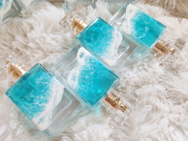 477.オーシャンレジンアート ガラス製アトマイザー